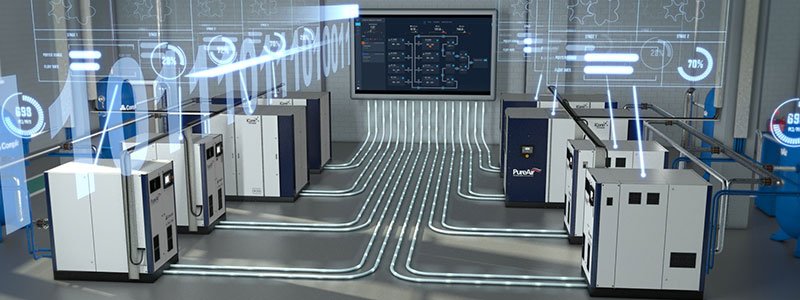 Kompressor Druckluft Managementsystem Ecoplant Compair