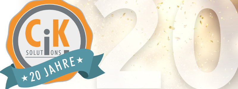 CiK Solutions 20 Jahre
