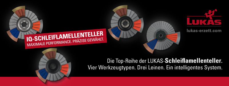 iQ-Serie Lukas-Erzett Schleiflamellenteller