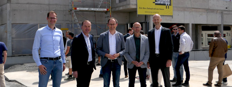 Freilacke Richtfest Produkt Technologie Center