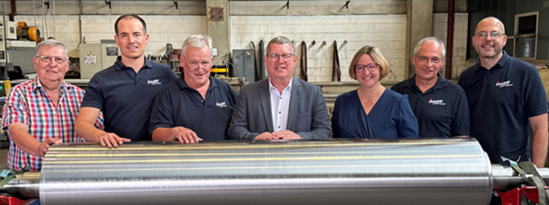 Imhof Hartchrom MdEP Stefan Köhler Besuch Chromtrioxid Galvanik
